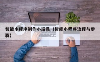 苏州智能小程序制作小玩具（智能小程序流程与步骤）